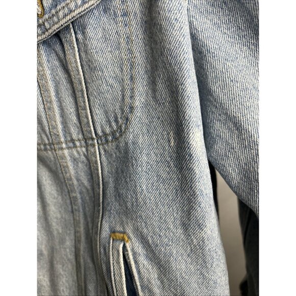 Vintage Lee Denim Jacket Storm Rider Corduroy Collar Made In USA SIZE XL - Picture 15 of 16